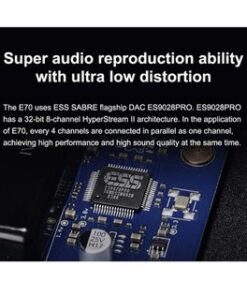 Topping E70 Hi-Res DAC ES9028PRO Bluetooth 5.1 LDAC USB/XLR/RCA Audio Decoder. - Image 8