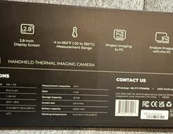 GODIAG Handheld Thermal Imaging Camera 256 x 192 IR High Resolution 32GB SD Card - Image 6