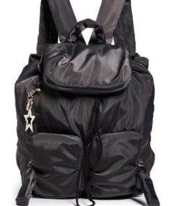 See by Chloé Joy Rider Nylon Backpack - Minimal Grey Dark - Designer Backpack - Image 4