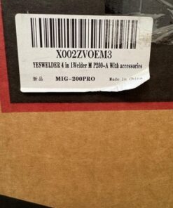 YesWelder FIRSTESS MP200 5-in-1 Welder & Cutter with Consumables Pack for Backer - Image 10