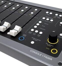 Alternative view of Softube Console 1 Fader DAW Controller with Motorized Faders