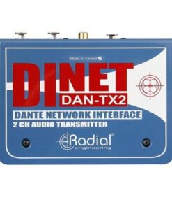 Radial DiNET DAN-TX2 2-Channel Dante Network Transmitter