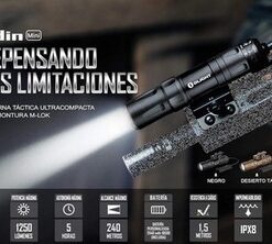 Olight Odin Mini Desert Tan Rechargeable M-LOK Rail Mounted Light 1250 Lum, 240M - Image 6