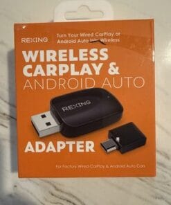 Rexing CPW-42 Wireless CarPlay & Android Auto Adapter USB Plug & Play Dongle - Image 4