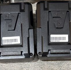 Indipro 2x Micro-Series 98Wh V-Mount Li-Ion Battery Dual Charger Kit #2PSKTDC. - Image 4