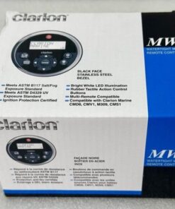 Clarion CMS3 Marine Media Receiver w/ MW1 Remote Complete Marine Kit - Image 7