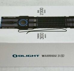 Alternative view of Olight Warrior 3S Tactical LED Flashlight 2300 Lumens Rechargeable 21700 USB