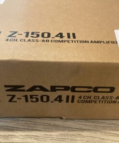 Zapco Z-150.4-ii Class Ab 4-channel 1100w Rms Component Speakers Amplifier - Image 5