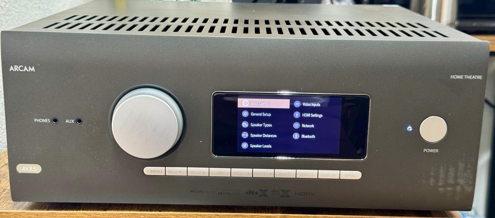 Arcam AVR5 7.2 Channel Dolby Atmos DTS:X Class AB AV Receiver HDMI Wi-Fi