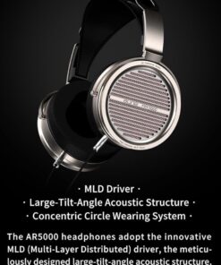 Aune AR5000 Full-Size Open-Back Headphones — Champagne Gold