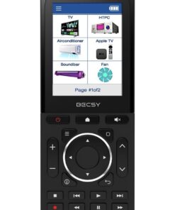 BECSY UC100 Universal Smart Remote Control Touch LCD IR + BLE 5.x USB-C