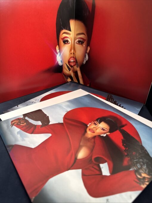 Cardi B Am I The Drama Vinyl Record Atlantic 2025 Rap Hip Hop LP Import, Red.