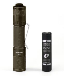 FourSevens Quark QK16L MKIII Flashlight Nichia 319A 650 Lumens 16650 EDC Light