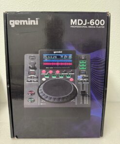 Gemini Sound MDJ-600: Professional CD & USB DJ Media Player with 4.3″ Display