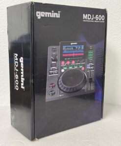 Gemini Sound MDJ-600: Professional CD & USB DJ Media Player with 4.3″ Display