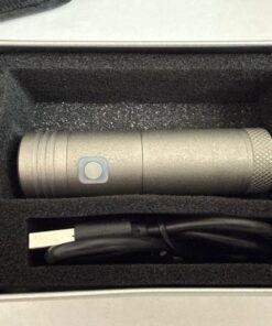 HIKARI Titanium Pocket Flashlight Triple Nichia LED 1500 Lumens USB-C EDC