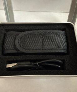 HIKARI Titanium Pocket Flashlight Triple Nichia LED 1500 Lumens USB-C EDC