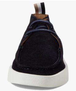 HUGO BOSS Men’s Clay Desert Boot – Dark Blue – Size 9