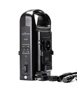 Indipro Tools Dual V-Mount Battery Charger with XLR Output – SKU PD2BCH