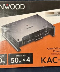 Kenwood KAC-314 4 Channel Amplifier Class D 600W Car Audio Stereo Amp Hi-Res