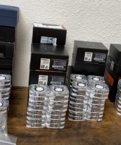 Lot of 75 Samsung Galaxy Ring Lot w/ Cases Tested Mixed Sizes Colors Bulk Sale