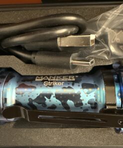 Manker Striker Ti Limited Edition Blue Tactical Flashlight USB-C 2300LM