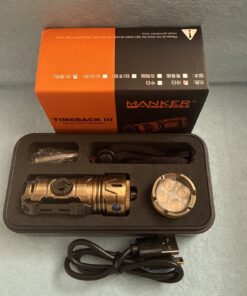 Manker Timeback III Titanium Flashlight 2500LM Cool White USB Recharge