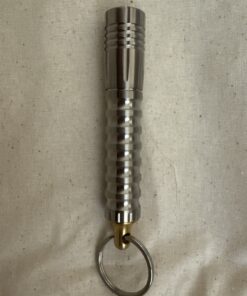Prometheus Beta QRv3 ICE Raw Titanium EDC Flashlight + Ti Clip USA Made