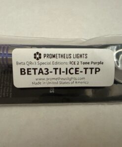 Prometheus Beta QRv3 ICE Titanium Two Tone Purple EDC Keychain Flashlight