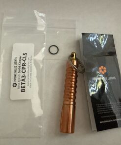 Prometheus Beta QRv3 Solid Copper Keychain Flashlight EDC USA