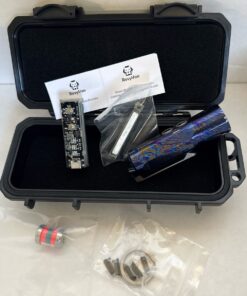RovyVon A20 G2 Timascus Blue Limited Edition EDC Flashlight Collector Titanium