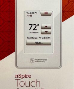 WarmlyYours nSpire Touch Programmable Thermostat with Floor Sensor - Image 2