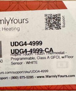 WarmlyYours nSpire Touch Programmable Thermostat with Floor Sensor - Image 3