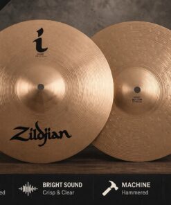 Zildjian I Series 13” Hi Hat Cymbals Pair ILH13HP B8 Bronze Set