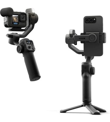 GoPro Fluid Pro AI Gimbal Stabilizer w/ Tripod Base for GoPro & Phone #3 - Image 4