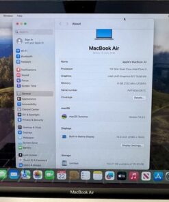 Apple MacBook Air 13” 2018 i5 1.6GHz 8GB RAM 128GB SSD Retina Display / - Image 5