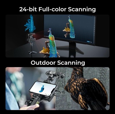 Creality CR-Scan Ferret Pro 3D Scanner - 0.1mm Accuracy, Full Color, WiFi6, New. - Image 5