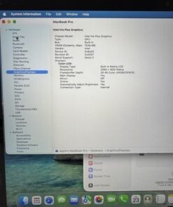 Apple MacBook Pro 13” 2020 i7 2.3GHz 16GB RAM 1TB SSD Space Gray A2251/ - Image 7