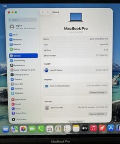 Apple MacBook Pro 13” M2 2022 8GB RAM 512GB SSD Silver A2338 Touch Bar/ - Image 5