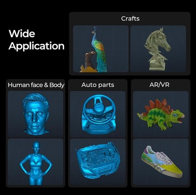 Creality CR-Scan Ferret Pro 3D Scanner - 0.1mm Accuracy, Full Color, WiFi6, New. - Image 7