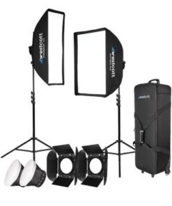 Westcott Solix Bi-Color 2-Light Kit Jen Rozenbaum w/ 2x3 Softbox & 1x3 Stripbank