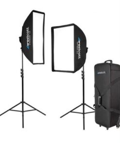 Alternative view of Westcott Solix Bi-Color 2-Light Kit Jen Rozenbaum w/ 2x3 Softbox & 1x3 Stripbank