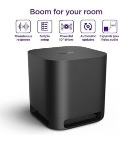 Roku Wireless Subwoofer 10” 250W Peak (125W RMS) Wireless Bass Speaker 9201R - Image 3
