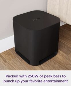 Roku Wireless Subwoofer 10” 250W Peak (125W RMS) Wireless Bass Speaker 9201R - Image 8
