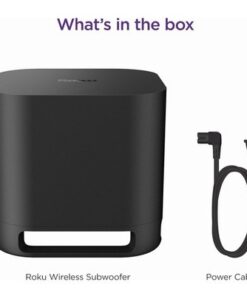 Roku Wireless Subwoofer 10” 250W Peak (125W RMS) Wireless Bass Speaker 9201R - Image 9