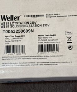Weller WS81 Soldering Station 80W Analogue - Image 11