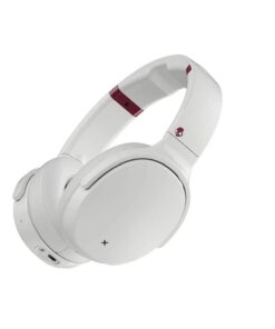 Skullcandy Venue Wireless ANC Bluetooth Over-Ear Headphones White/Crimson