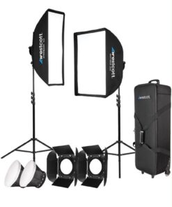 Westcott Solix Bi-Color 2-Light Kit Jen Rozenbaum w/ 2×3 Softbox & 1×3 Stripbank