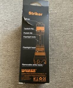 Mankerlight Striker Tactical Flashlight 2300 Lumens 500M SFT40 18650 USB-C - Image 12
