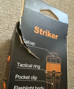 Mankerlight Striker Tactical Flashlight 2300 Lumens 500M SFT40 18650 USB-C - Image 13